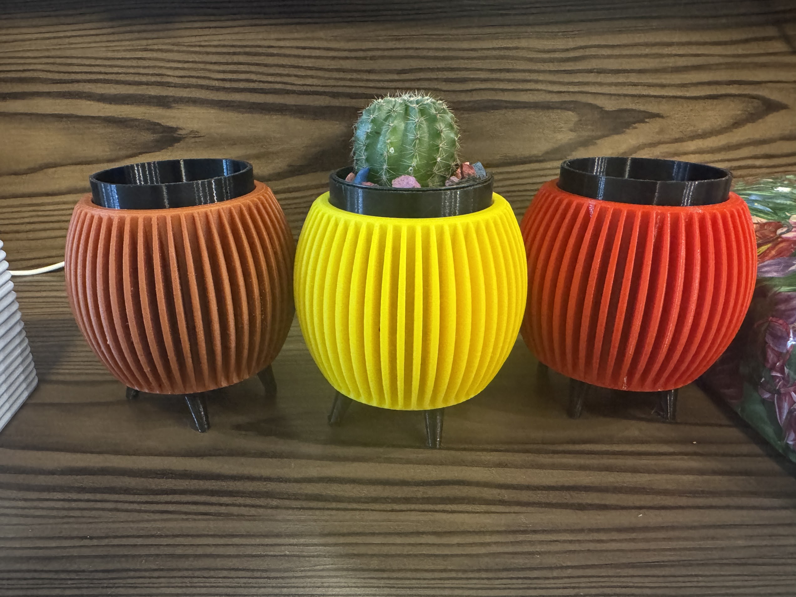 Objetos decorativos impressos em 3D